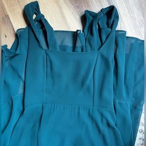 Show Me Your MuMu Claire Midi Dress - Emerald